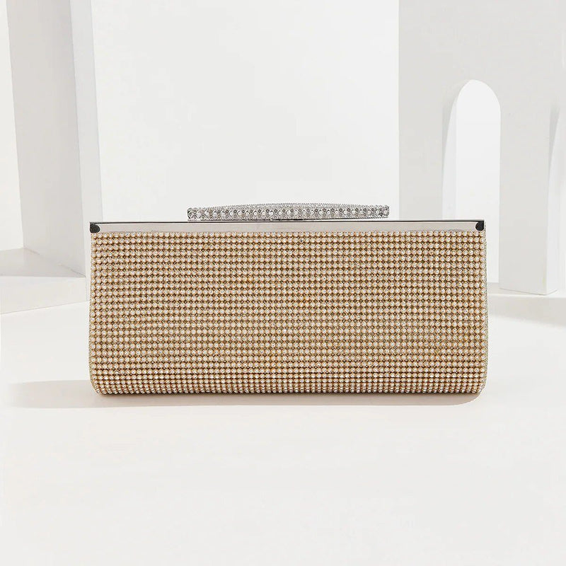 Rhinestone evening clutch, view 2 - MRSLM