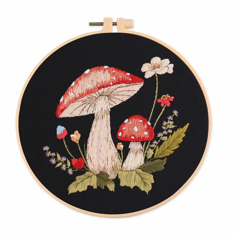 Mushroom embroidery kit, view 6 - MRSLM