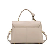soft leather satchel handbag, view 5 - MRSLM