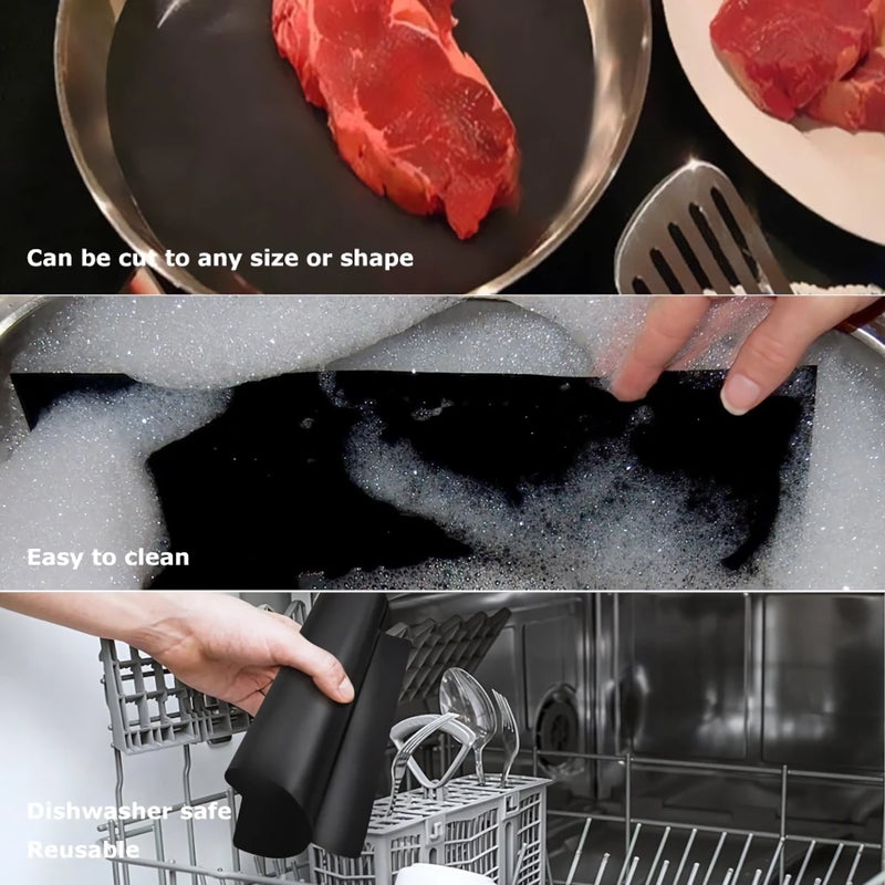 reusable non-stick BBQ grill mat, view 7 - MRSLM