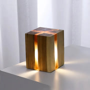 nordic solid wood led night light, view 5 - MRSLM