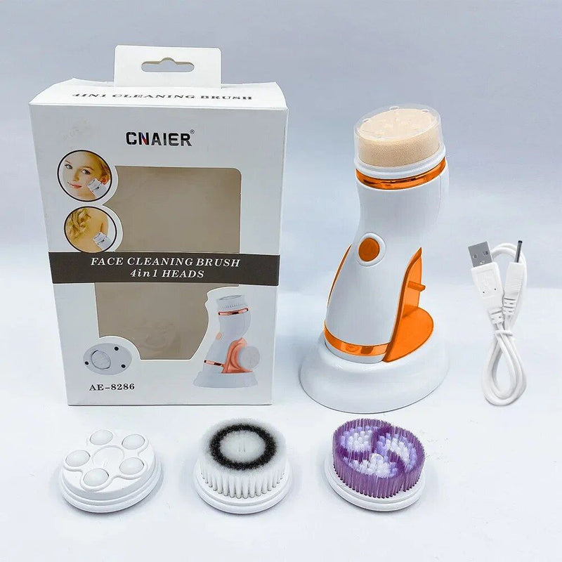 4-in-1 electric face cleanser and roller massager, view 2 - MRSLM