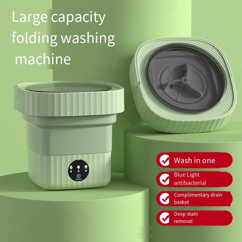 portable folding washing machine, view 5 - MRSLM