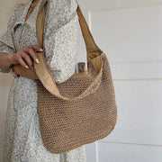 straw shoulder bag - MRSLM