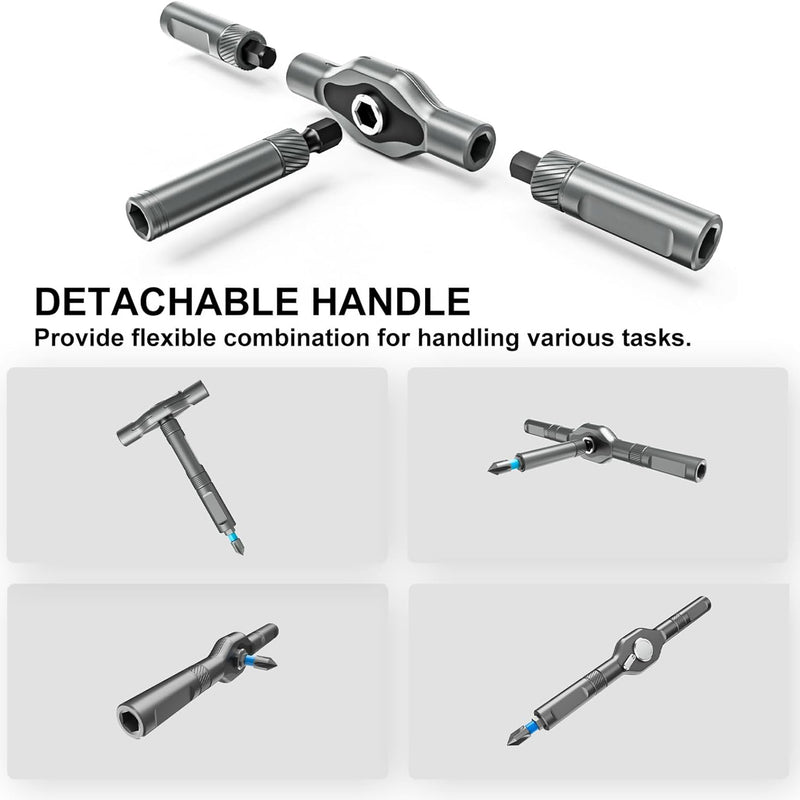 42-in-1 precision ratchet screwdriver set, view 6 - MRSLM