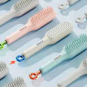 Self-cleaning anti-static scalp massage comb, view 10 - MRSLM