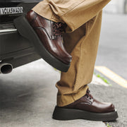 classic leather men's loafers, view 9 - MRSLM