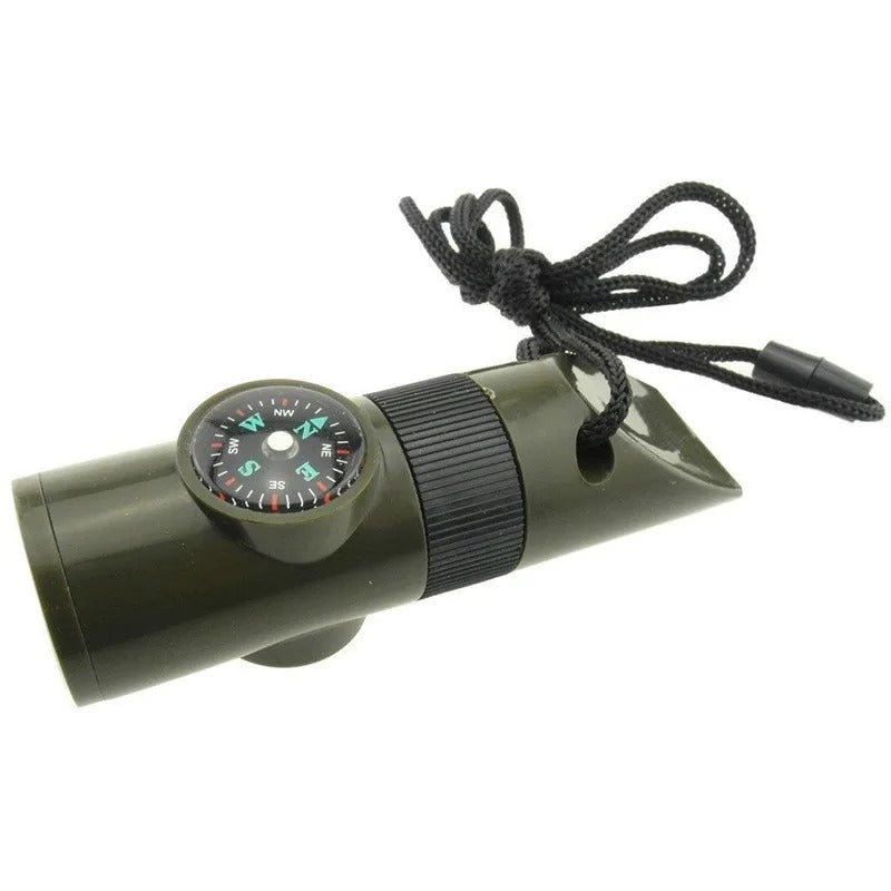 7-in-1 survival multi-tool whistle, view 2 - MRSLM
