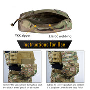 tactical vest storage pouch, view 5 - MRSLM