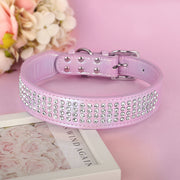 bling rhinestone dog collar, view 5 - MRSLM