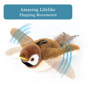 Interactive chirping sparrow cat toy, view 5 - MRSLM