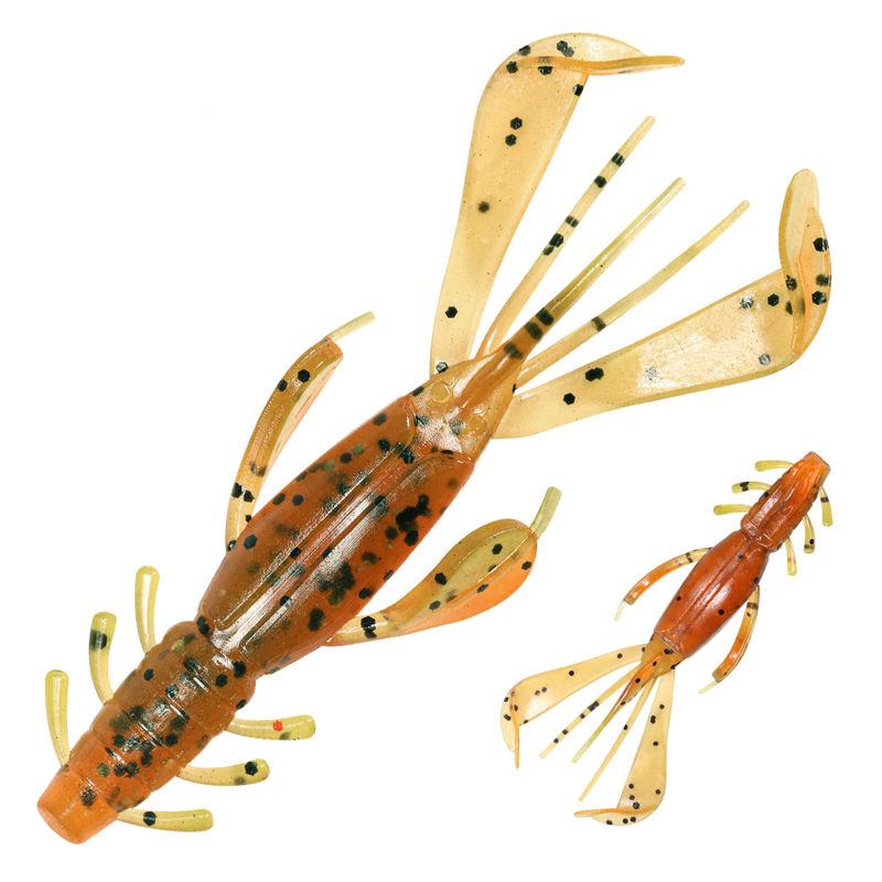 soft shrimp silicone fishing lure, view 5 - MRSLM