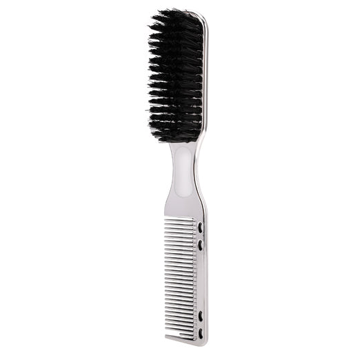 2-in-1 men's beard and hair styling brush, view 4 - MRSLM