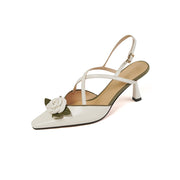 flower high heel sandals, view 3 - MRSLM