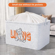 foldable clothes storage basket, view 3 - MRSLM
