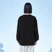mid-length fleece sweatshirt, view 9 - MRSLM