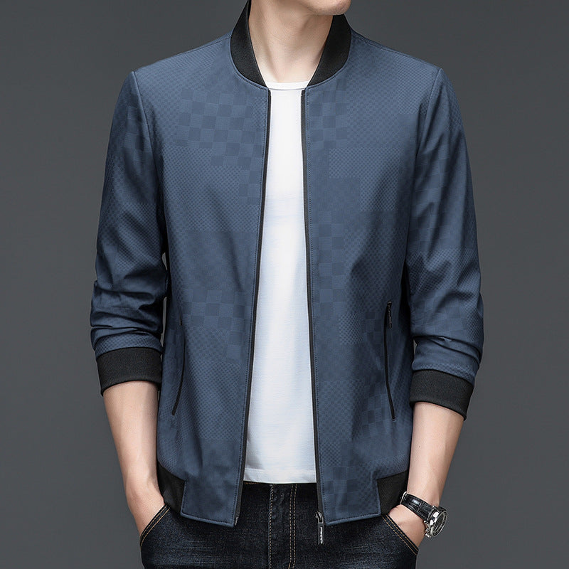 trendy casual men's jacket, view 2 - MRSLM