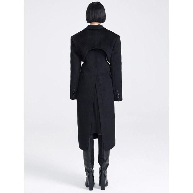 Women's autumn winter overcoat, view 4 - MRSLM