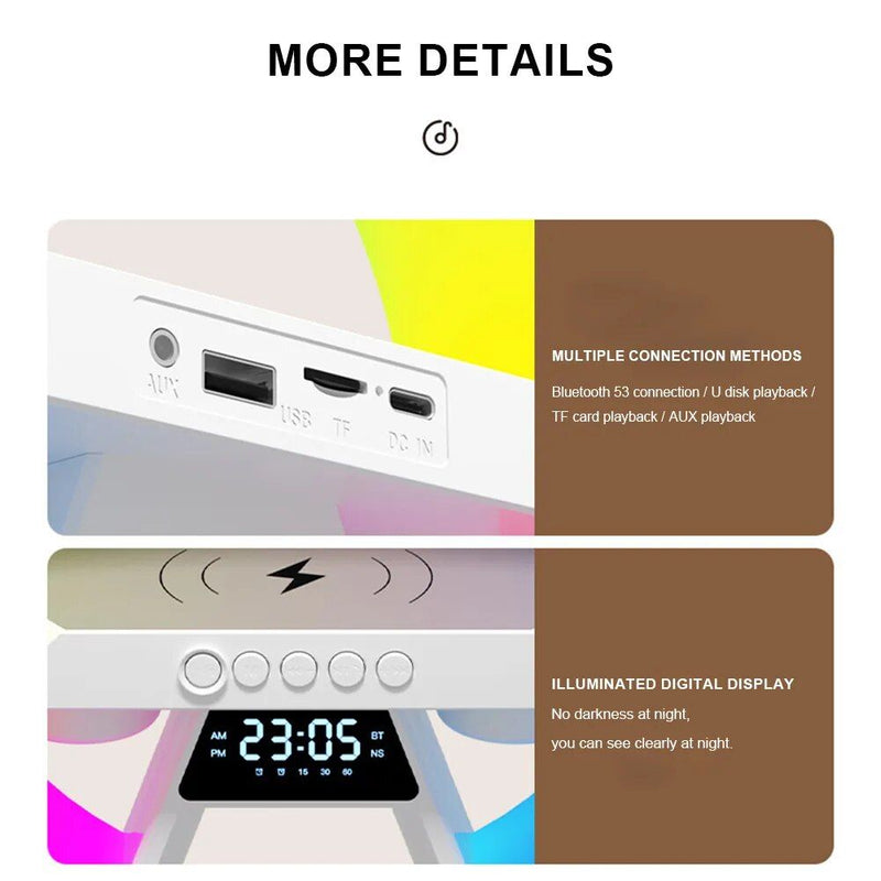 3-in-1 wireless charger stand, view 9 - MRSLM
