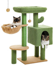 cactus cat tree tower, view 8 - MRSLM