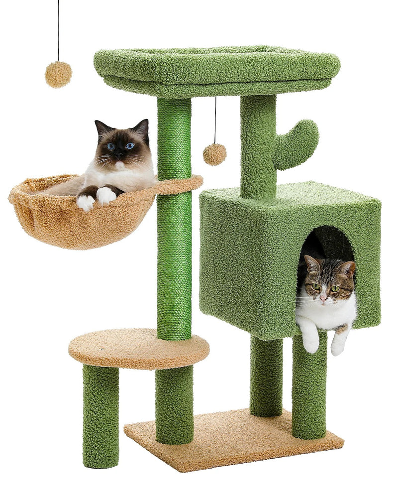 cactus cat tree tower, view 8 - MRSLM