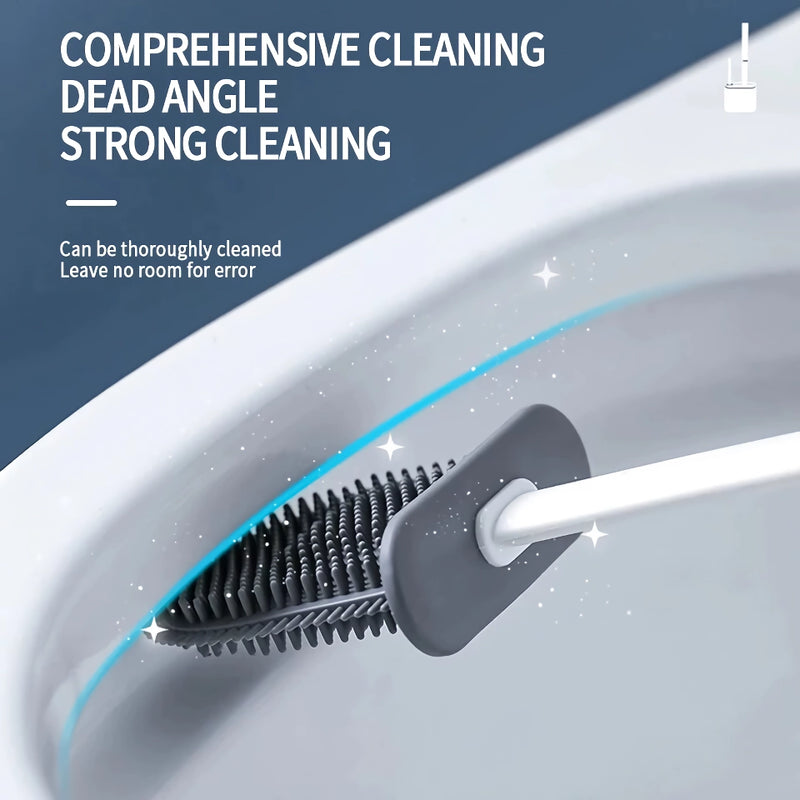 wall hanging toilet brush holder, view 4 - MRSLM