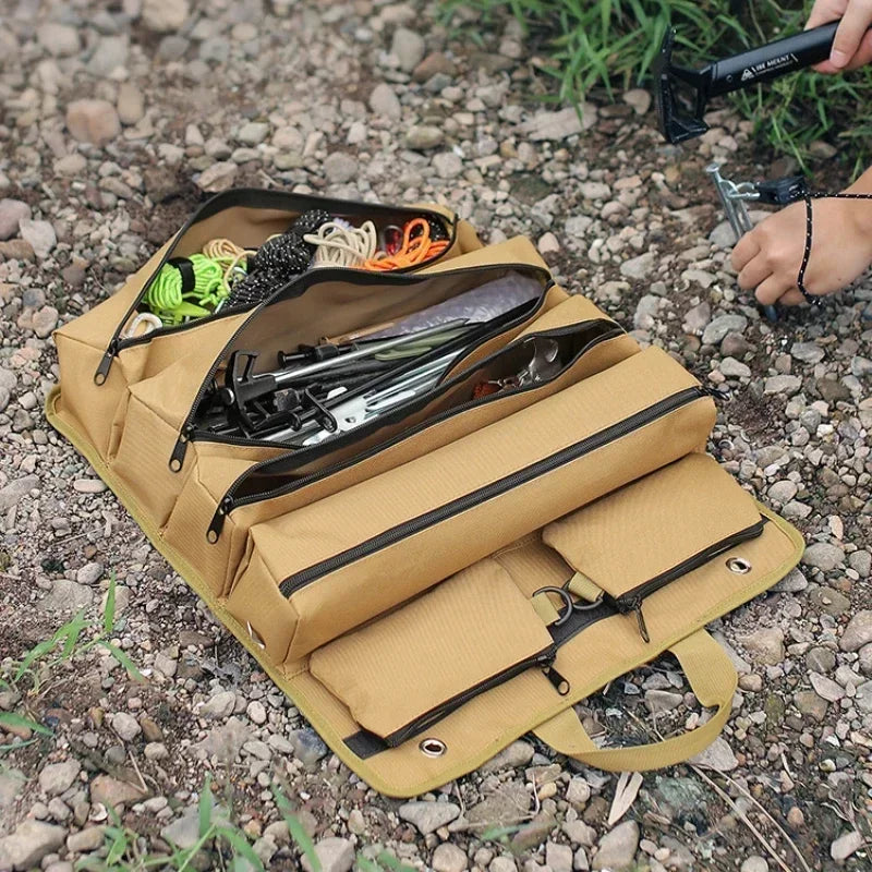 outdoor roll-up storage bag, view 3 - MRSLM