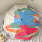 compact five-fold mini travel umbrella, view 2 - MRSLM
