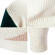 round neck jacquard sweater, view 4 - MRSLM