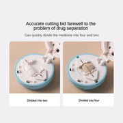 portable 2-in-1 pill box with cutter, view 8 - MRSLM