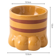 elevated ceramic pet bowl, view 10 - MRSLM