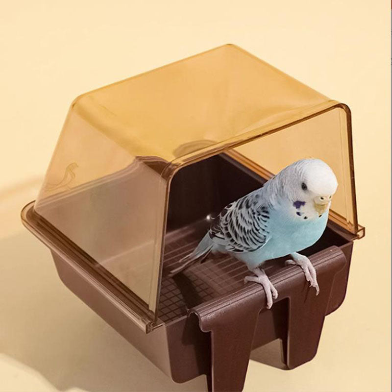 large pet bird bath box, view 3 - MRSLM