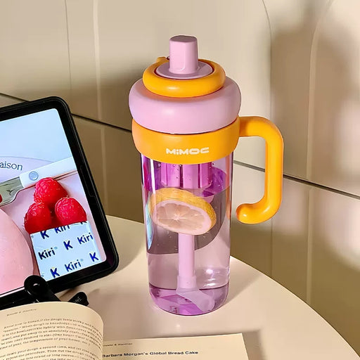 multi-use sports water bottle with straw and tea infuser, view 5 - MRSLM