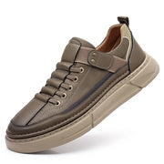 vintage british men casual leather loafers, view 3 - MRSLM
