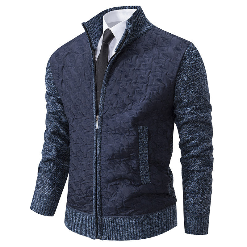 men's slim-fit chenille coat, view 5 - MRSLM