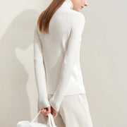 minimalist women's turtleneck sweater, view 8 - MRSLM