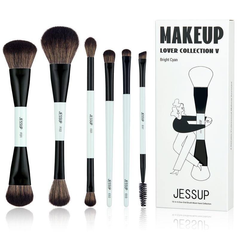 Double-sided makeup brush set, view 8 - MRSLM