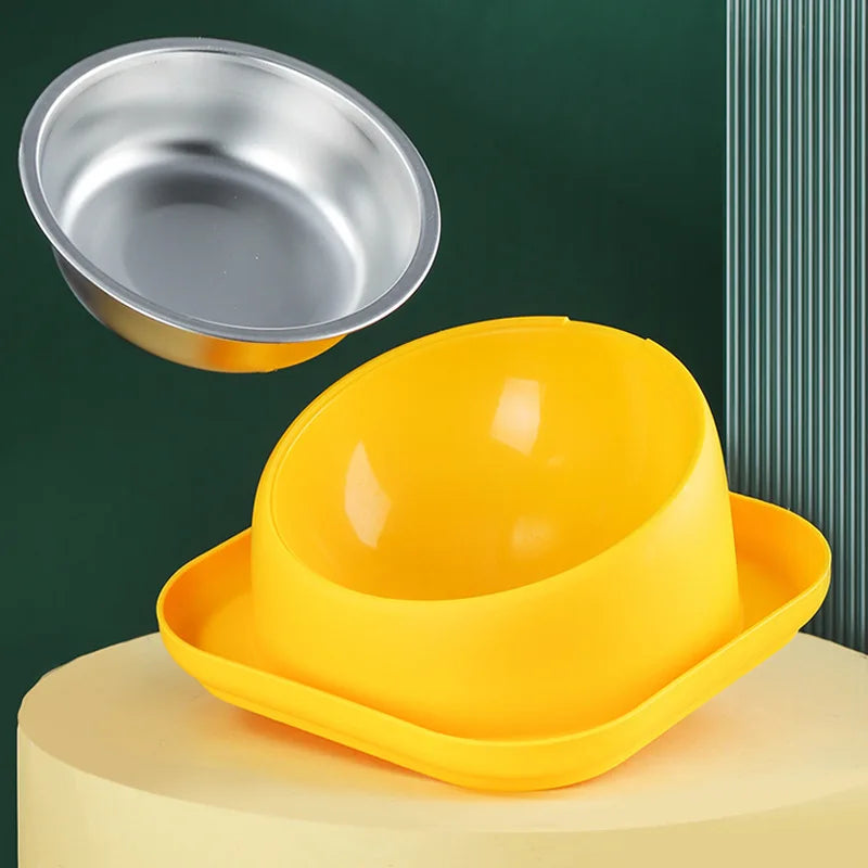 15-degree anti-spill pet food bowl, view 5 - MRSLM