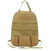 tactical car seat back organizer with molle, view 2 - MRSLM