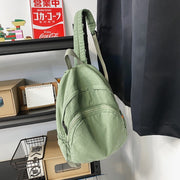washed canvas backpack, view 5 - MRSLM