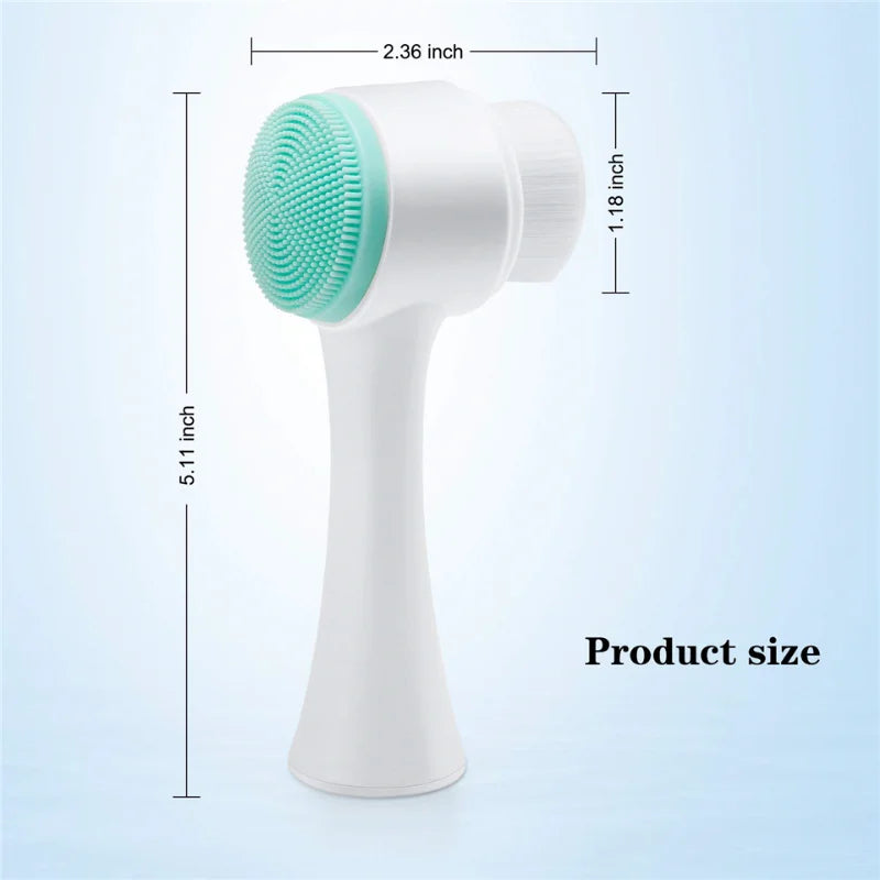 Soft silicone facial cleansing brush, view 9 - MRSLM