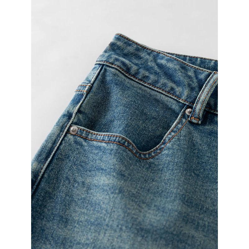 high waist flared jeans, view 6 - MRSLM