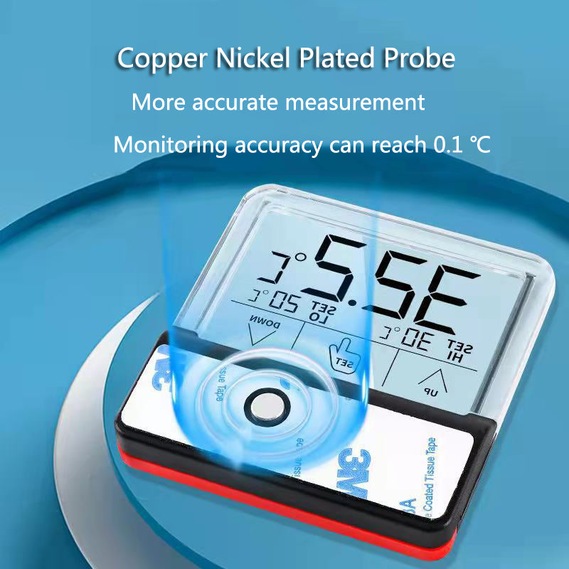 external LCD fish tank thermometer, view 5 - MRSLM