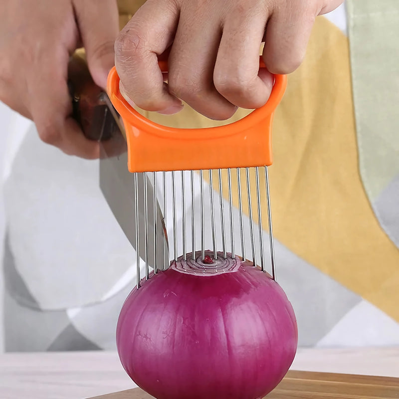 stainless steel hands-free vegetable slicer, view 8 - MRSLM