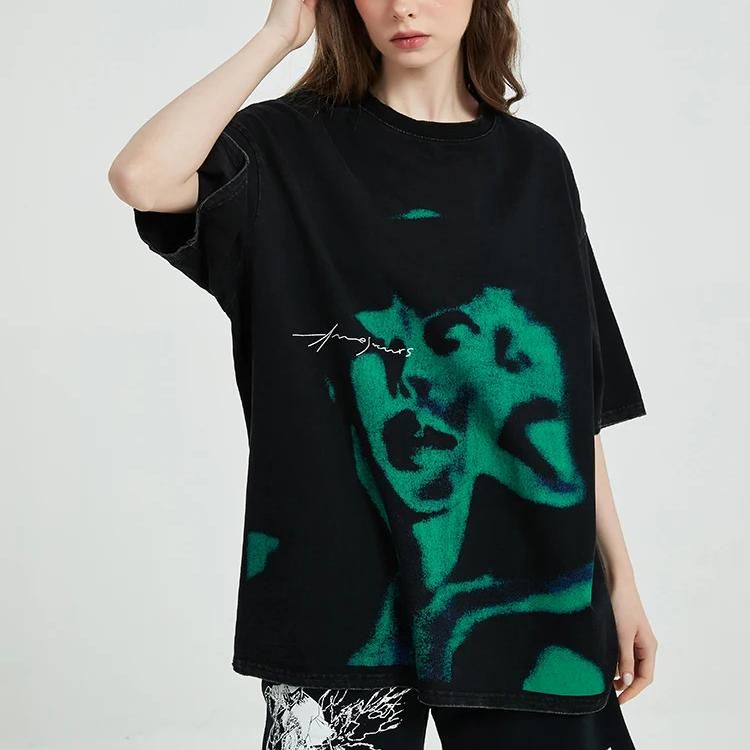 oversized hip hop t-shirt, view 2 - MRSLM