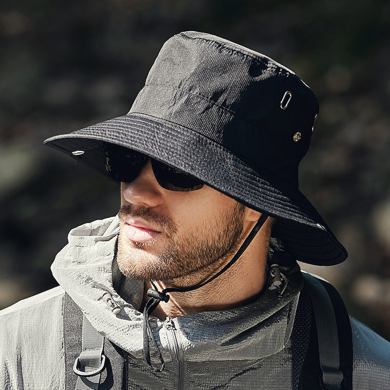 wide brim waterproof sun hat for men - MRSLM