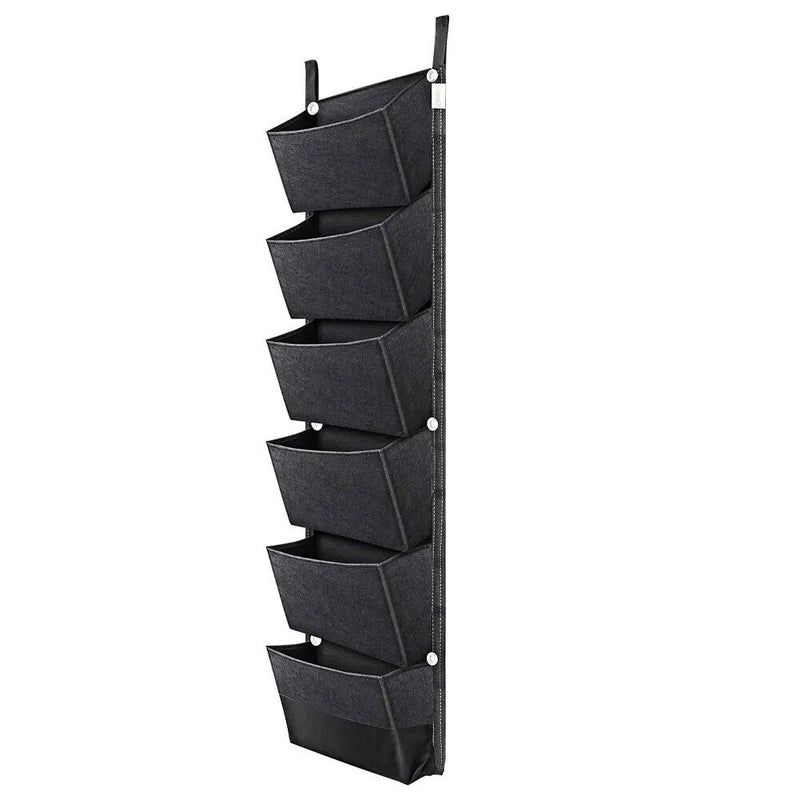 wall-mounted 6-pocket vertical garden planter, view 3 - MRSLM