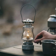 Portable vintage kerosene camping oil lamp, view 12 - MRSLM
