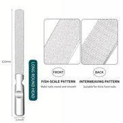 stainless steel nail file, view 2 - MRSLM