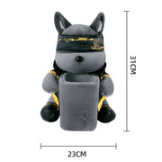 cute 2-in-1 car armrest tissue holder and trash bin, view 2 - MRSLM